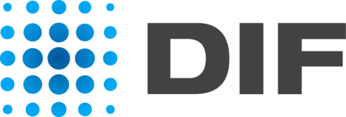 DIF Decentralized Identity Foundation logo, blockchain identity standards