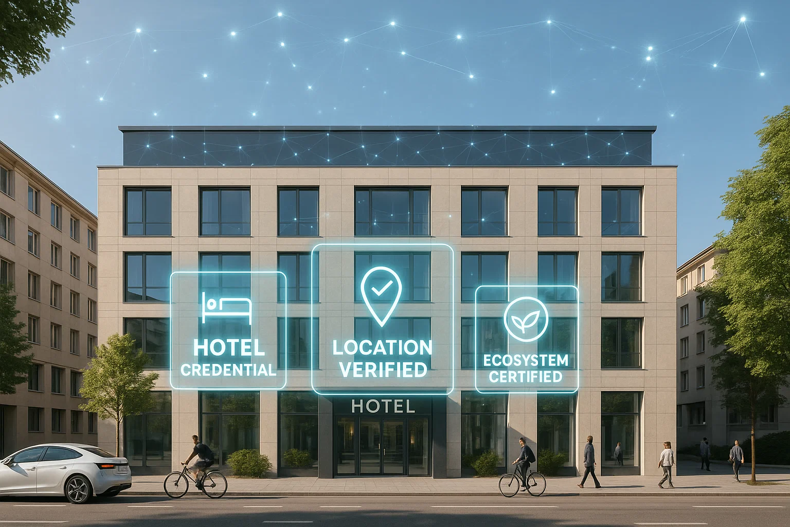 AI travel concierge interface showing flight and hotel search capabilities with multilingual support.